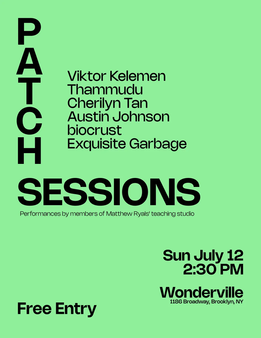 Event poster
